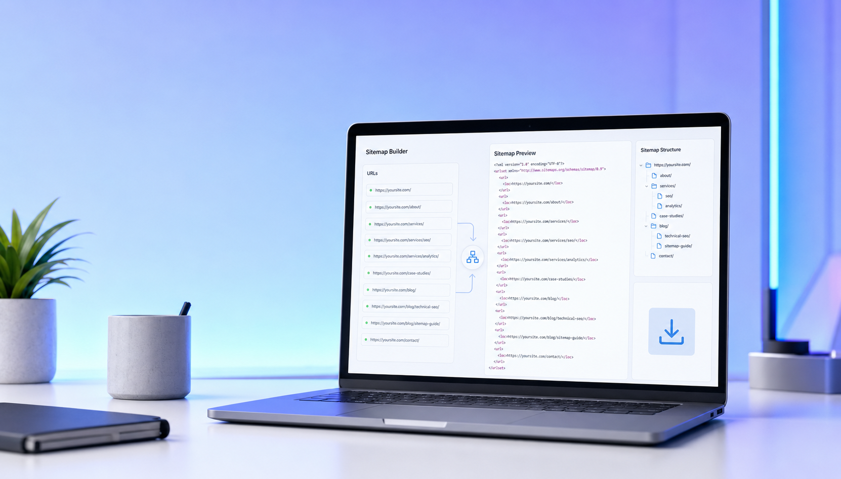 Как создать sitemap.xml вручную из списка страниц